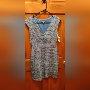 Sleeveless blue dress size 6 petite